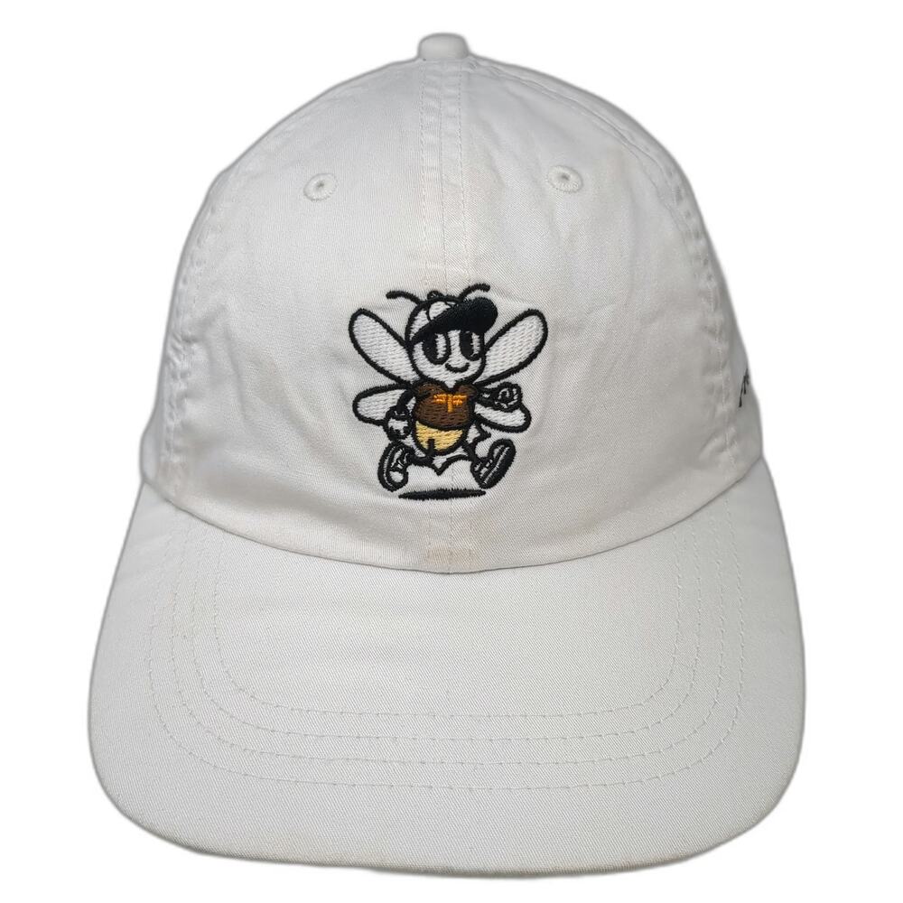 Imperial Baseball Cap White One Size Firefly Mascot Embroidered Strapback Hat